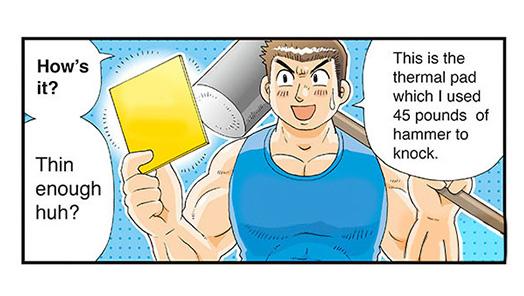 Thermal Pad with Ultra Thin Thickness